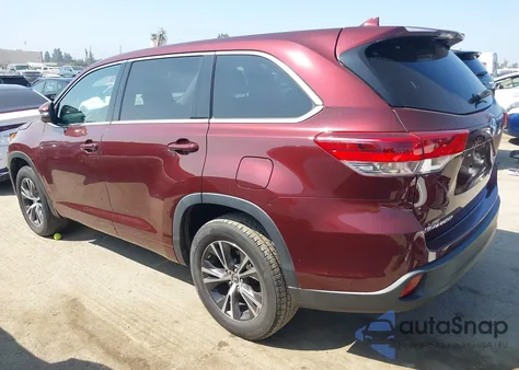 2018 Toyota Highlander Le Plus from USA, damaged, VIN 5TDZZRFH9JS274925
